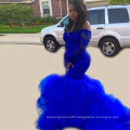 Elegant Plus Size Fat Girl Maternity Long Royal Blue Cocktail /Special Occasions Prom Dresses